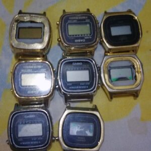 Vintage Casio Ladies Digital LCD Watches LS-670W, LB-611G