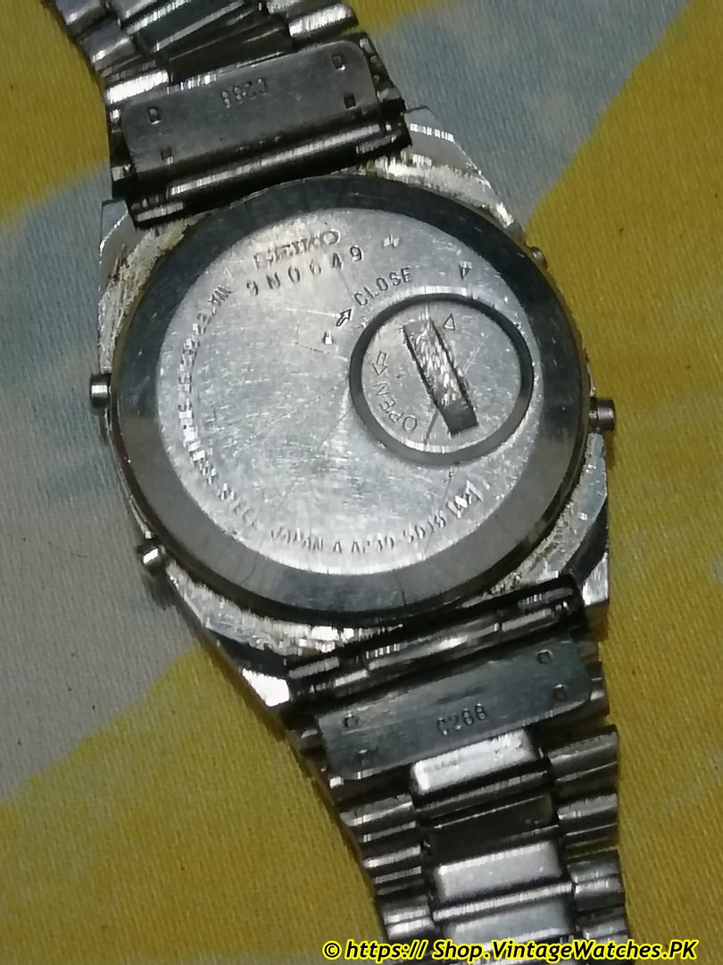 Vintage Retro Nostalgia Seiko WorldTime & MAP Alarm Chronograph Digial LCD Watch - Image 3