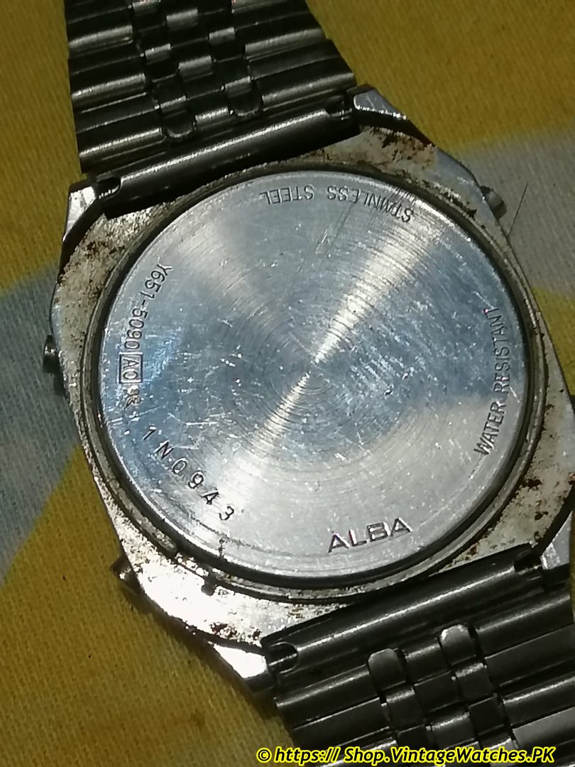 1980s Rare Classic Antique Alba Ana-Digi Y651-5090 Watch