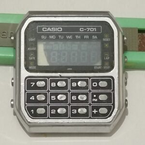 Casio Calculator C-701 Digital LCD Watch
