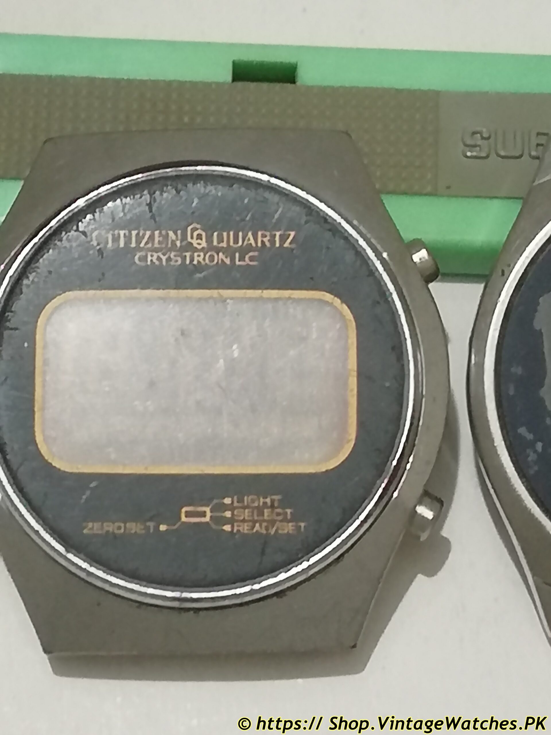 1980s Old-School Citizen Crystron LC Digital Watches (2 pcs) - Image 3