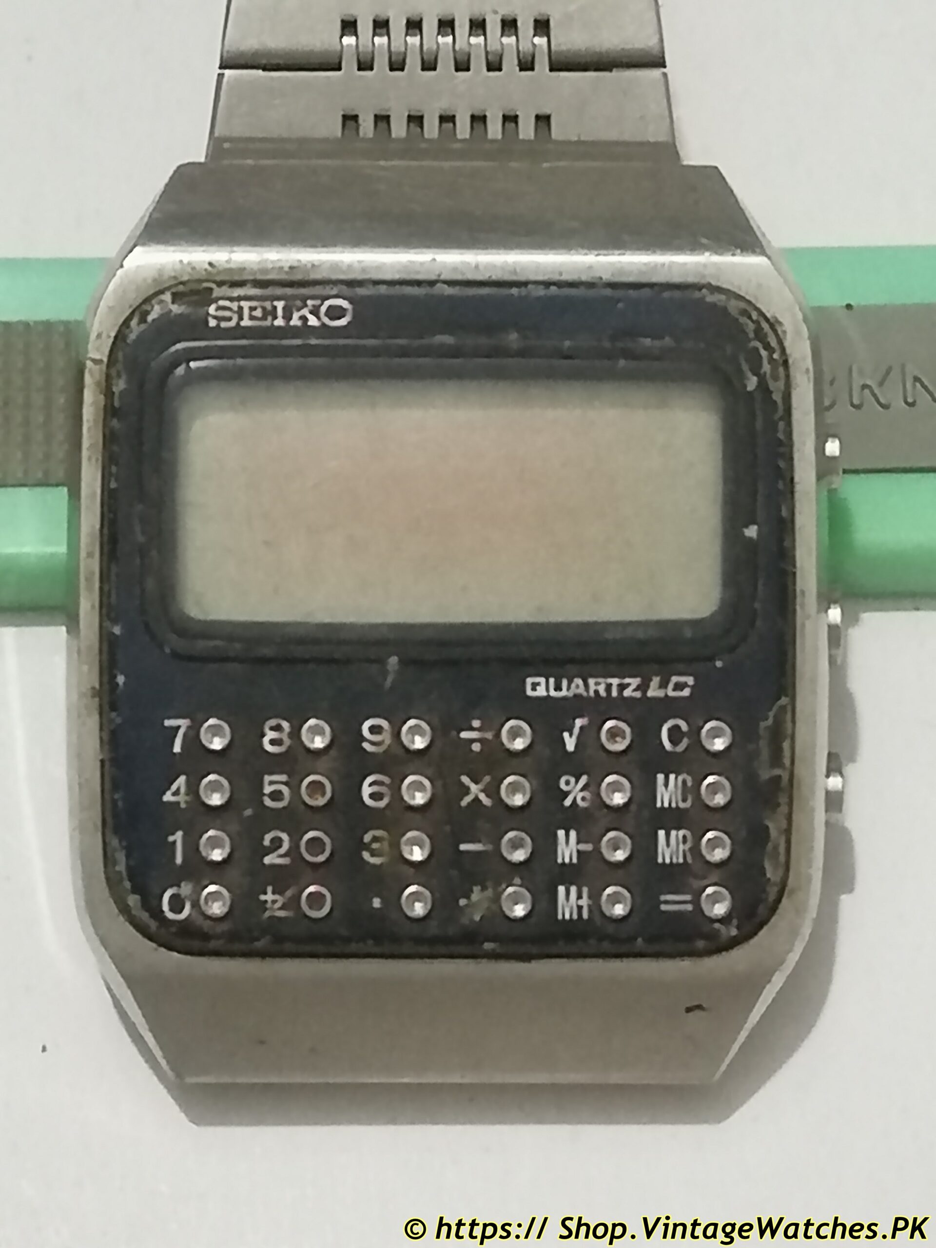 Seiko C153-5007 Calculator Digital LCD Watch