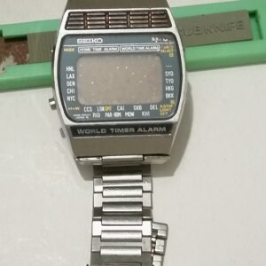 Seiko A239-5010 World Time Map Watch