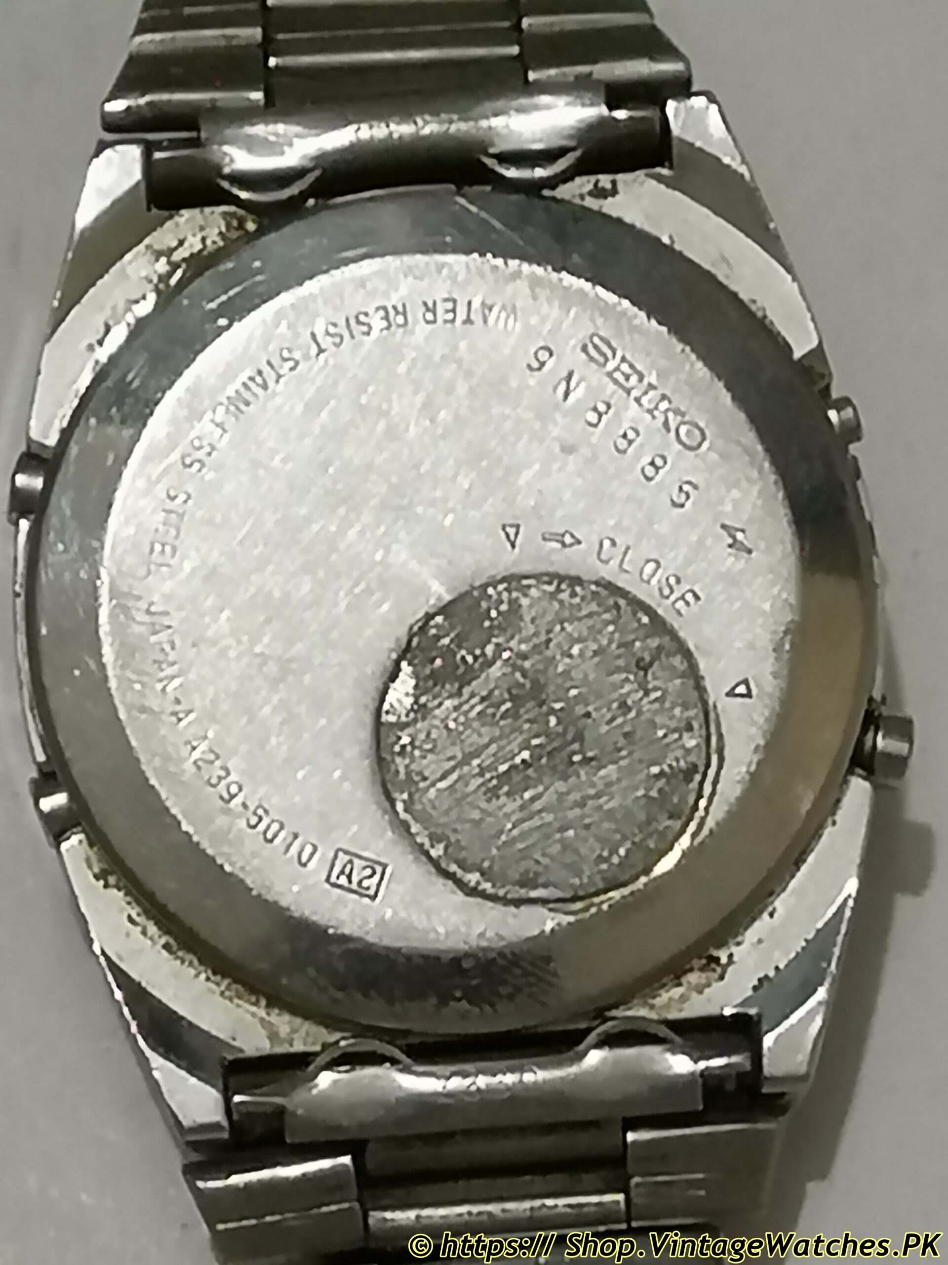 1970s Vintage Rare Seiko A239-5010 World Time Digital LCD Watch - Image 3