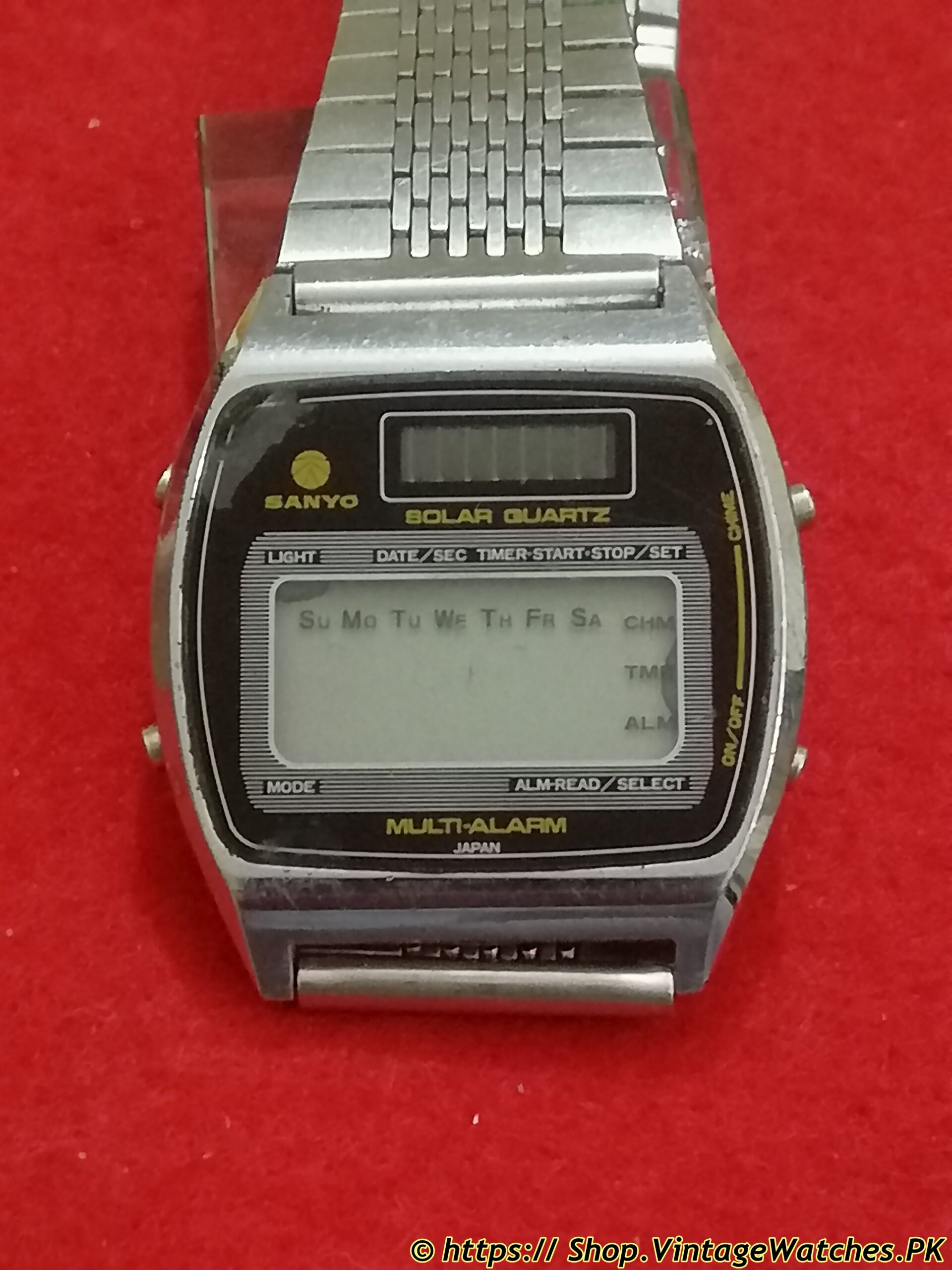 Sanyo 514-65 Multi Alarm Solar QuartzSanyo 514-65 Multi Alarm Solar Quartz