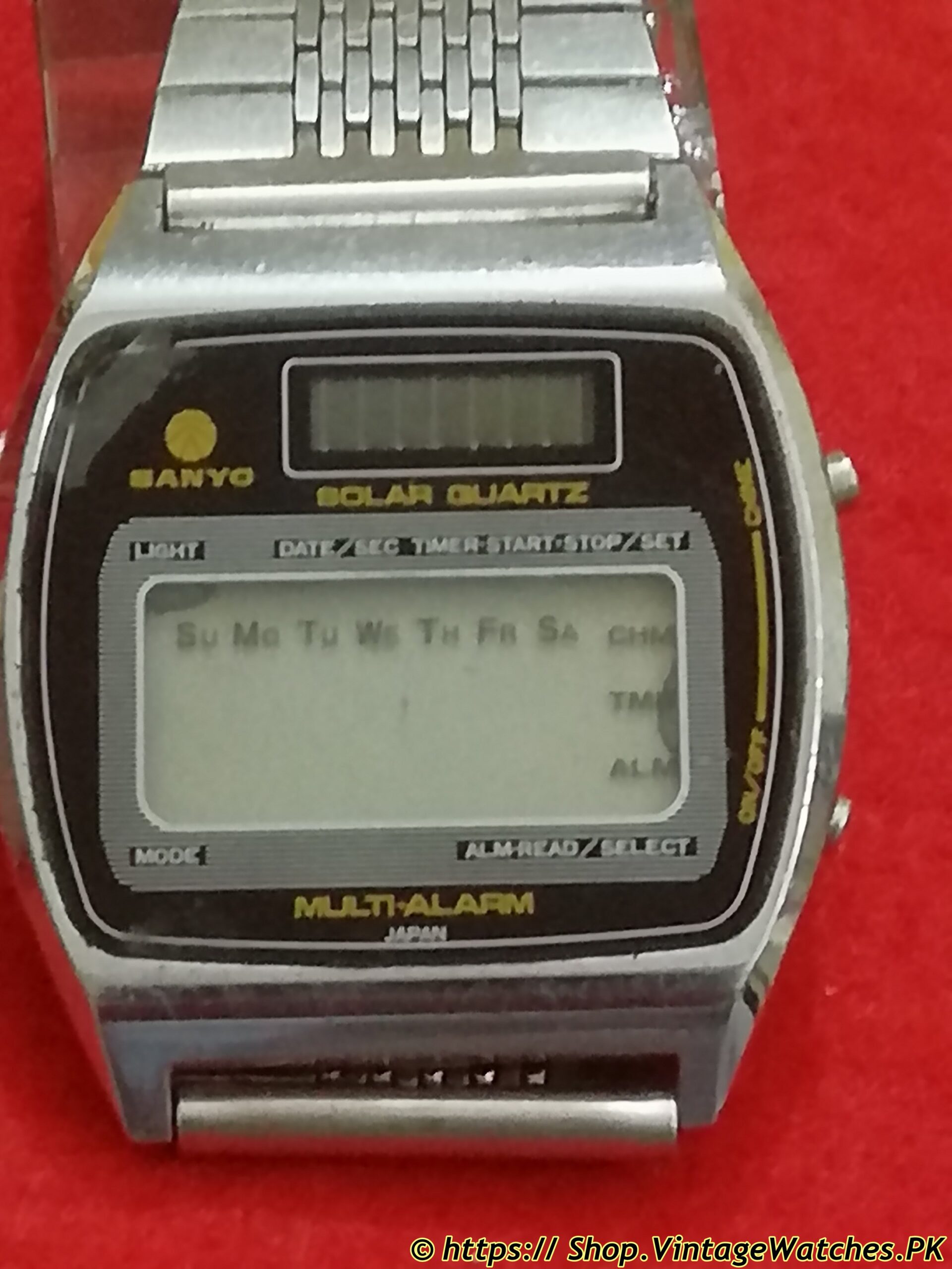 Sanyo 514-65 Multi Alarm Solar Quartz