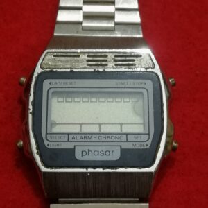 1980s Vintage Retro Phasar Alarm Chrono Digital LCD Watch