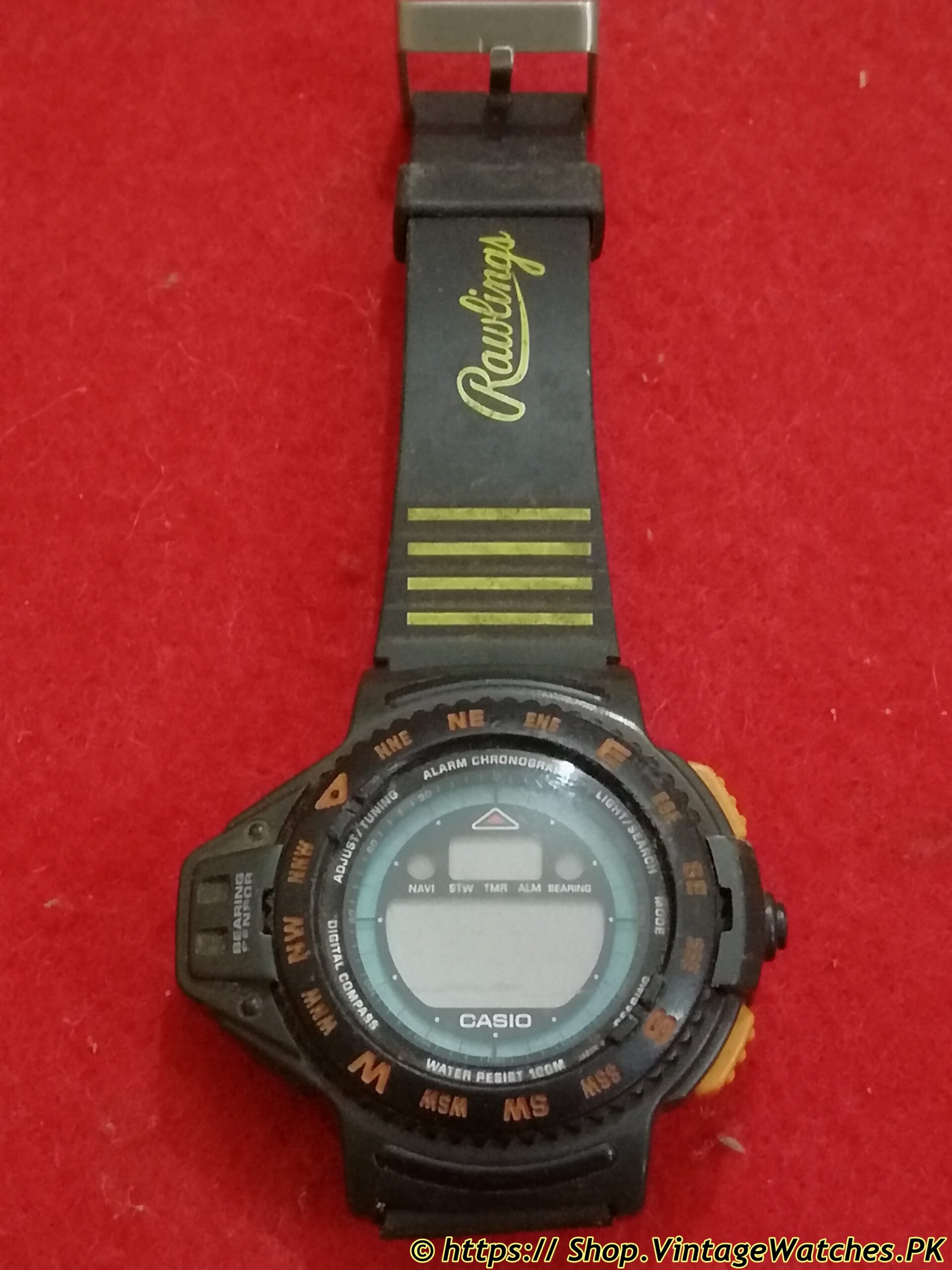 Vintage Retro Antique Casio CPW-200 Compass Digital LCD Watch - Image 2