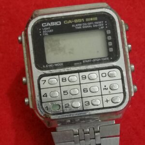 1980's Rare Retro Casio CA-851 Game Calculator Digital LCD Watch