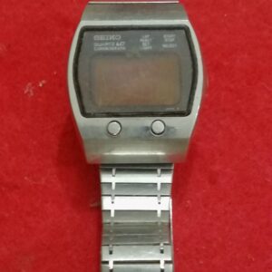 1970's Vintage Retro Seiko 0634-5009 Digital LCD Watch