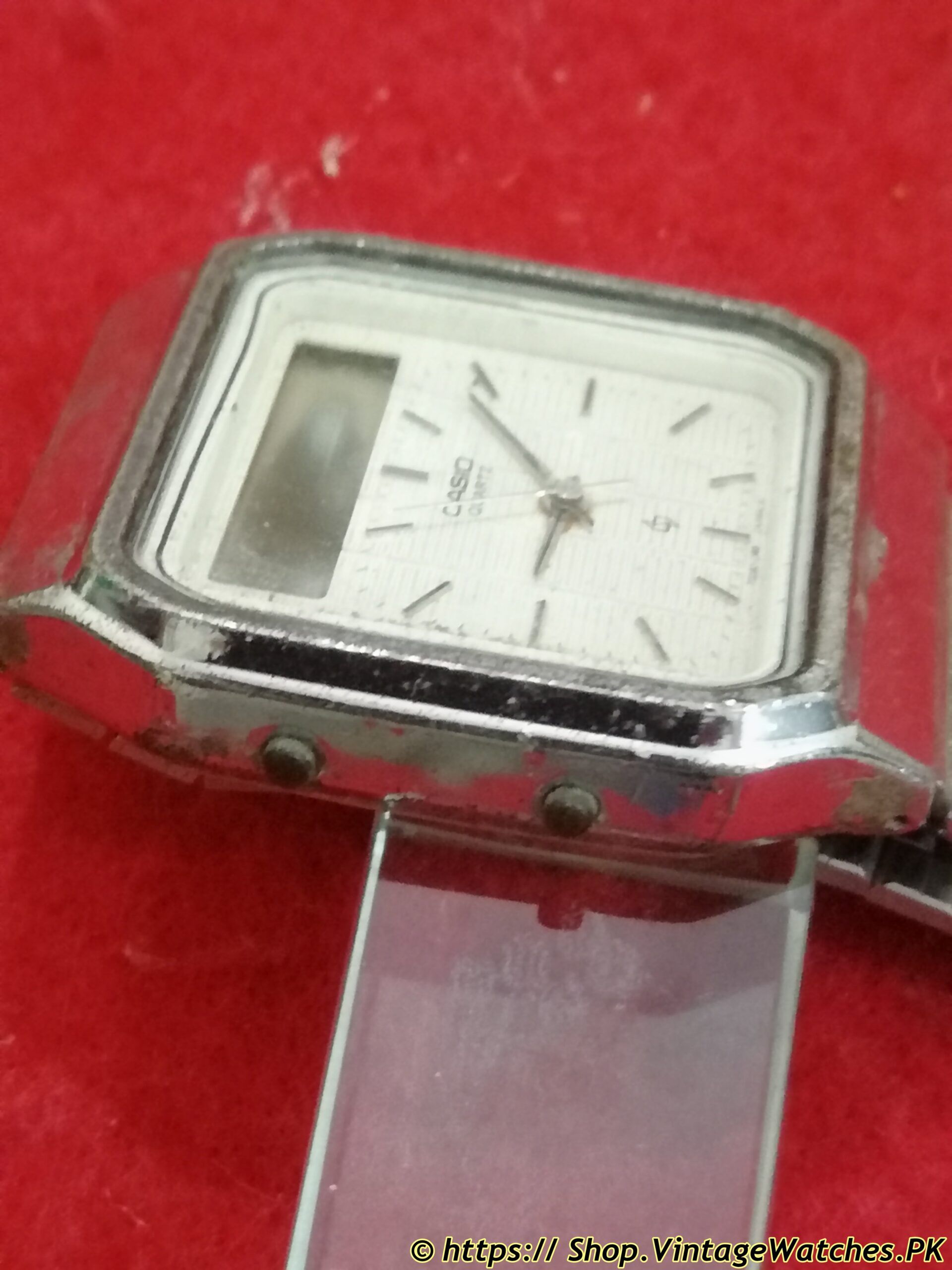 1980's Vintage Rare Classic Casio AT-552 Janus Ana-Digi Smart Calculator Watch - Image 5
