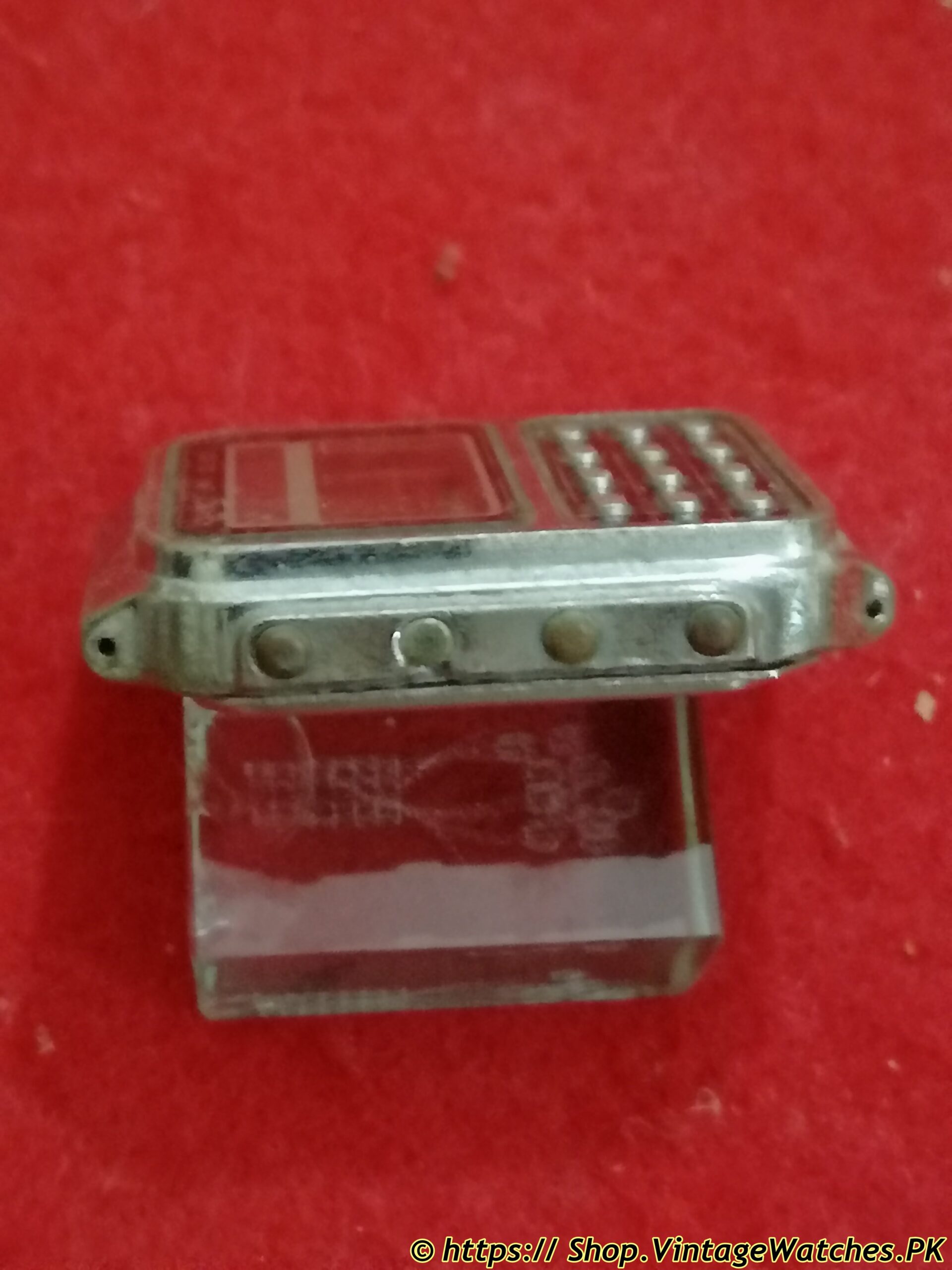 1980's Vintage Rare Classic Casio CL-301 Solar Calculator Digital LCD Watch - Image 2