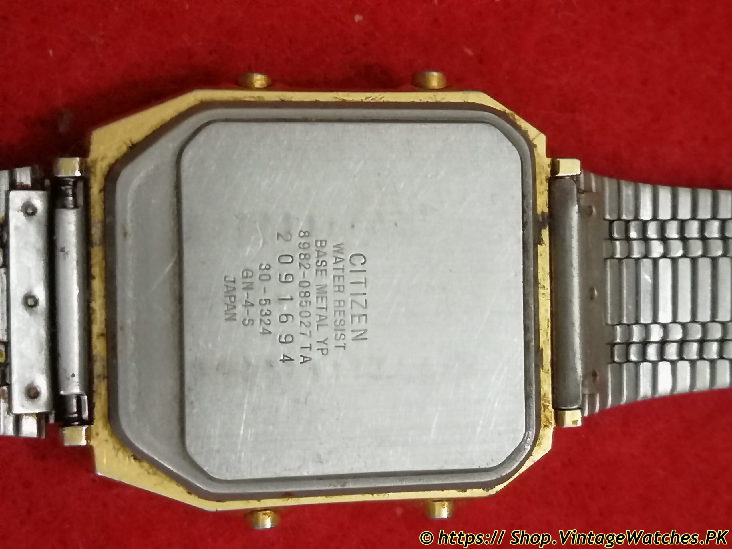 Citizen 30-5324 Ana-Digi Temp Digital LCD Watch