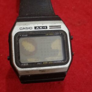 Vintage Retro Casio AX-1 Alarm Chronograph Ana-Digital Calendar Digital LCD Watch