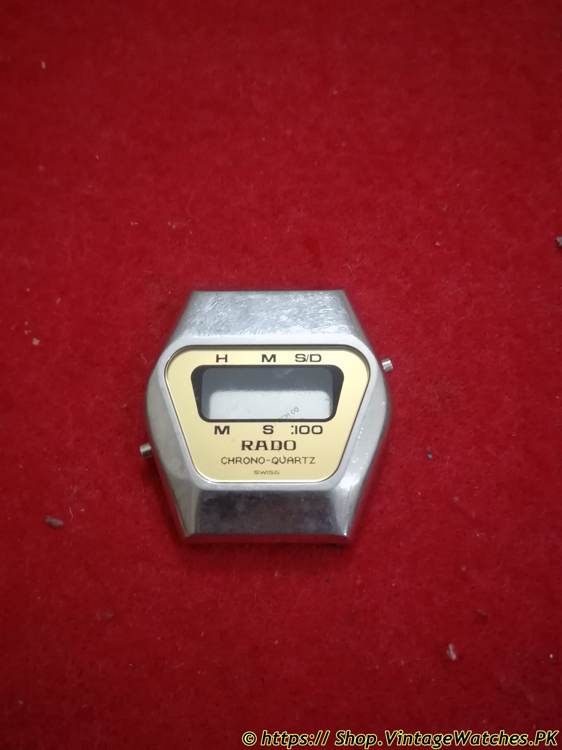 Vintage Retro Antique NOS Case of Original Swiss Made Rado Chronograph Quartz Digital LCD Watch - Image 2