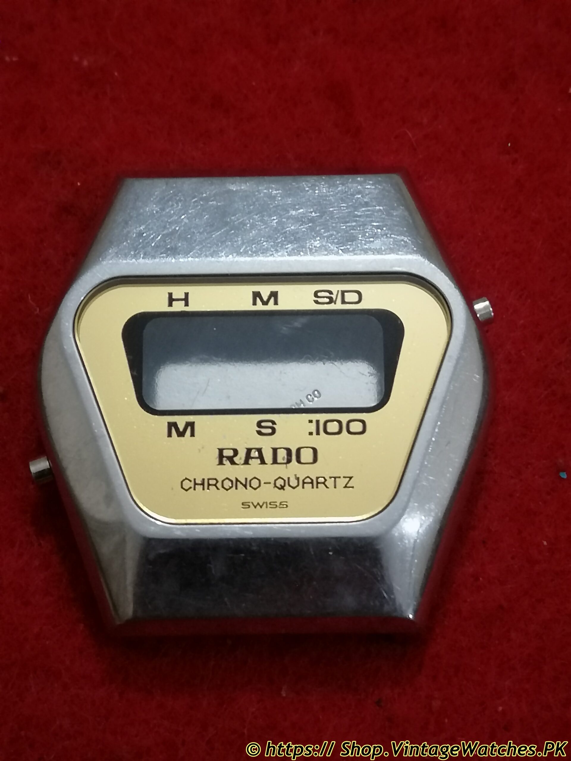 NOS Case of Swiss Made Rado 780-2307-4 Chrono Quartz Digital LCD Watch