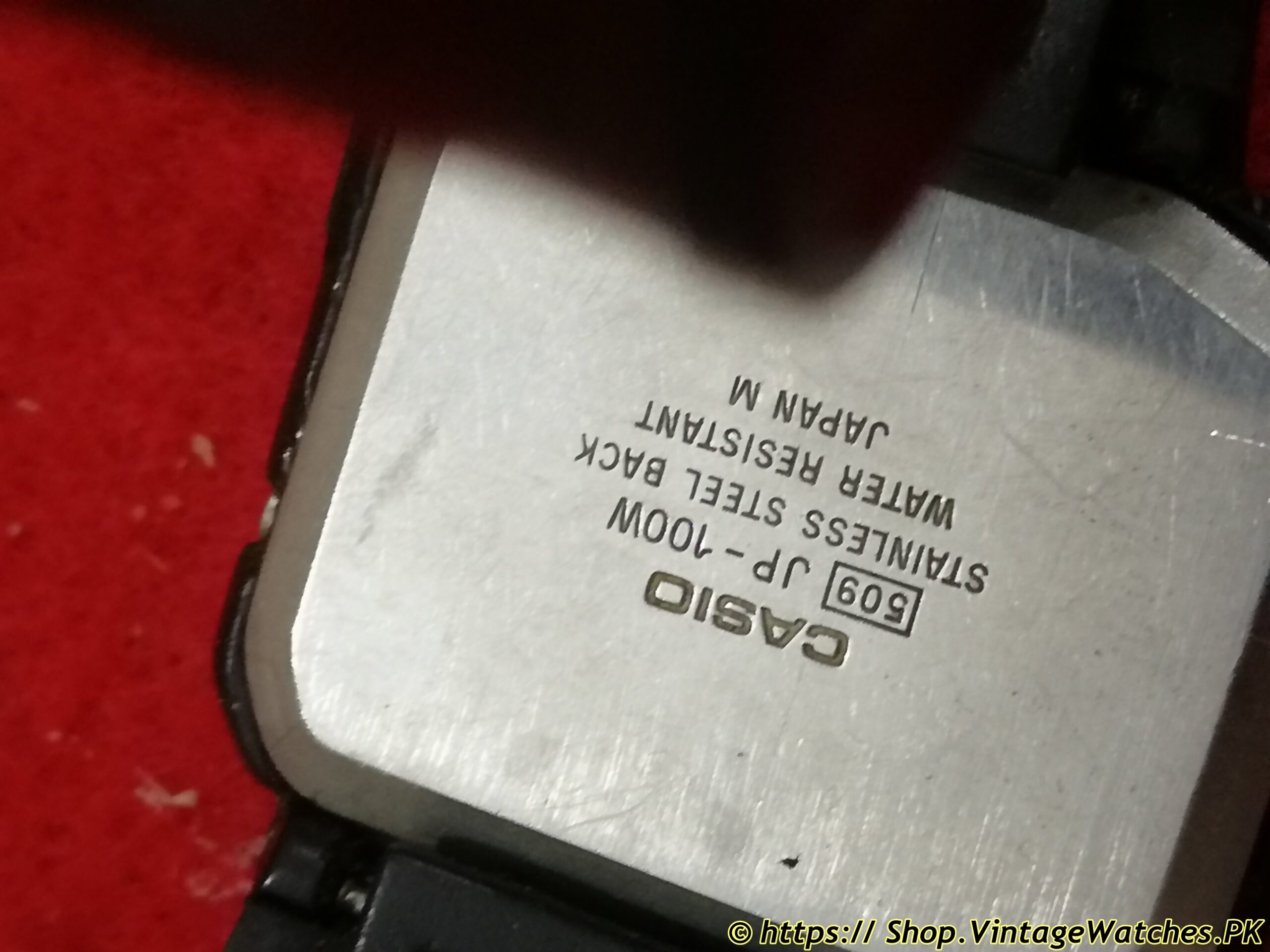 Casio JP-100W Pulse Check Digital LCD Watch